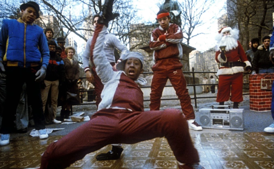 The 1984 dance film Beat Street highlights New York City hip-hop culture from the 1980s.