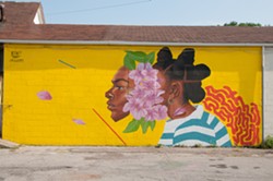A mural by Rochester artist Brittany Williams for WallTherapy in 2015. - PHOTO PROVIDED