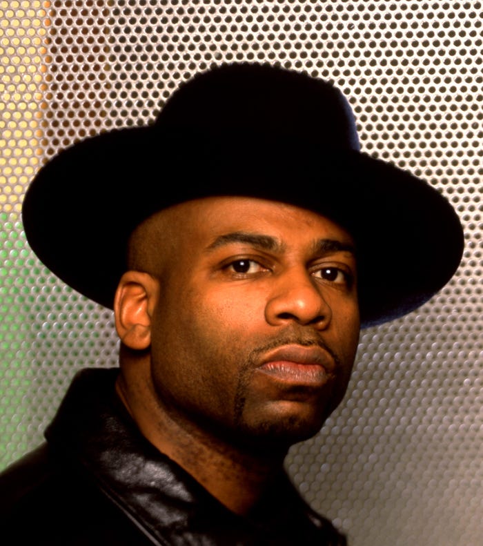 Jason Mizell aka Jam Master Jay poses for a portrait circa May, 1999 in Los Angeles, California.