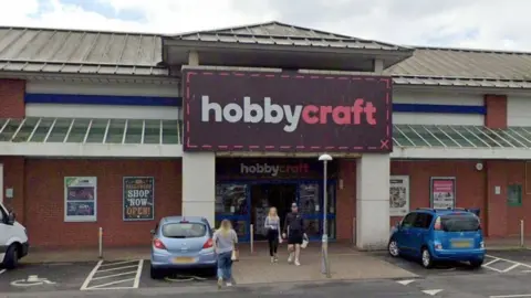Google Streetview  Hobbycraft in Newport