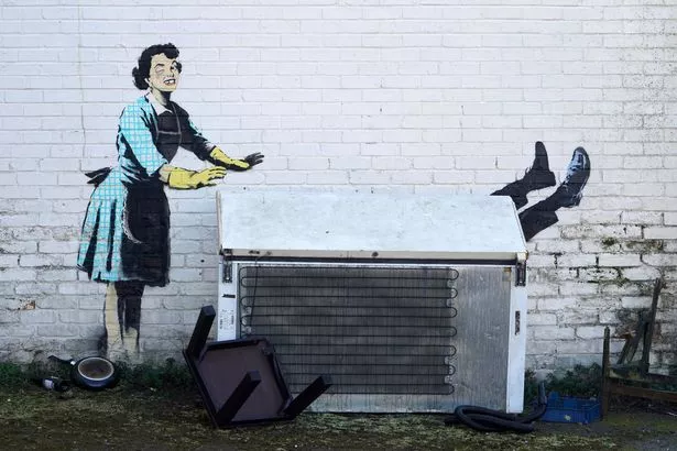Banksy's art is known worldwide