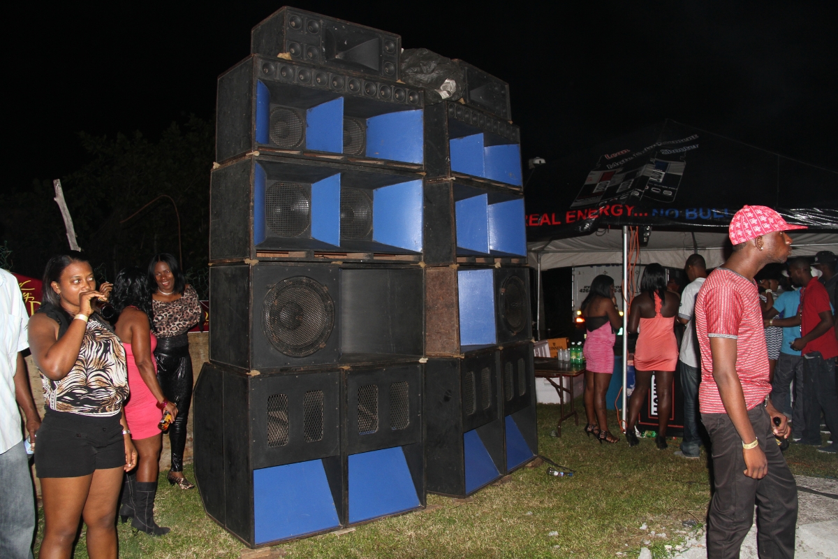 A Jamaican sound system
