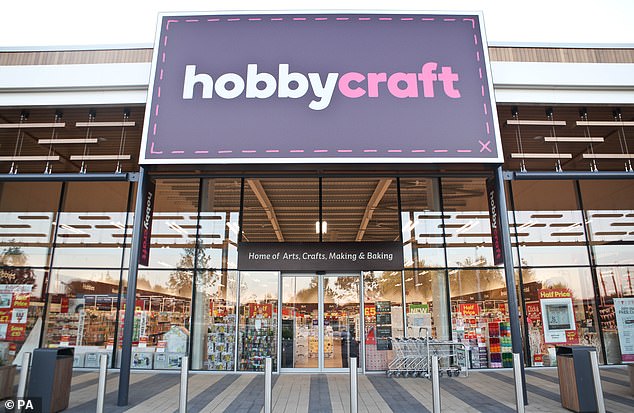 A stock image of a Hobbycraft store