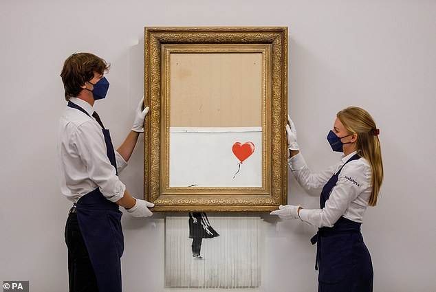 Banksy's work called Love Is In The Bin self-destructed at Sotheby's, London, in 2018