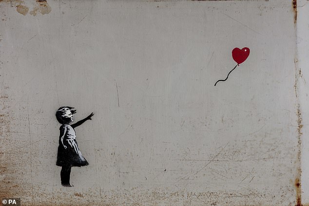 Keen to show a political edge, Banksy's Flying Balloon Girl won global plaudits