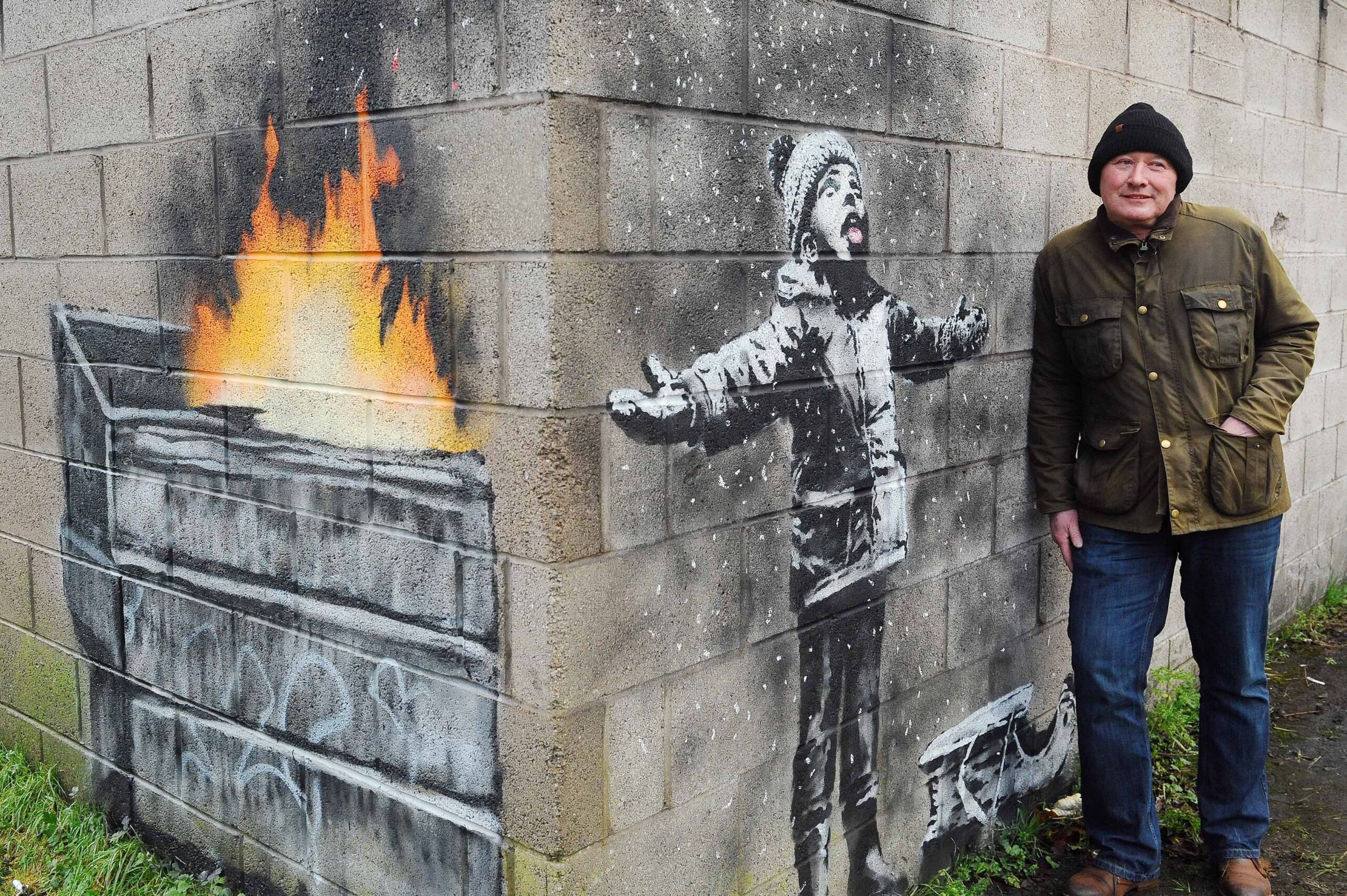 Ian said that the mural 'turned political' when locals felt it was an insult to the town