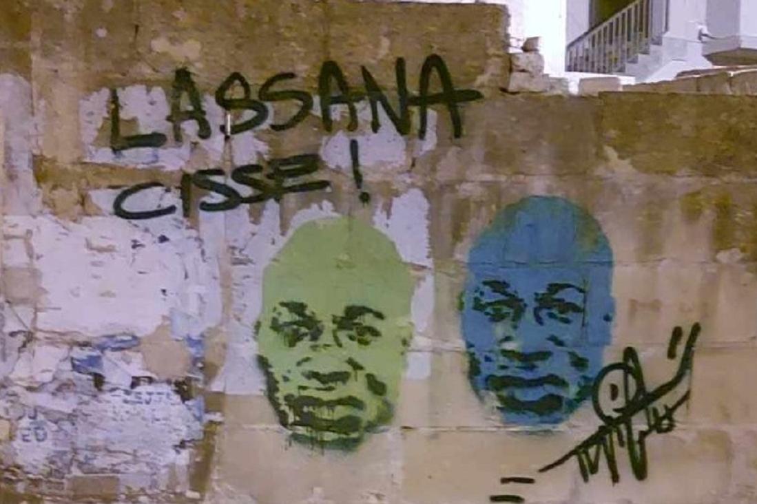 A street artist took it upon himself to recall a murder that shocked Malta.