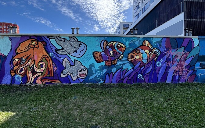 Third legal graffiti wall opens in Tallinn