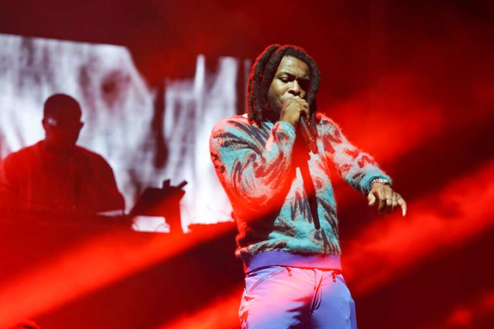 Young Thug performing on stage at Samsung Galaxy + Billboard during the 2022 SXSW Conference and Festivals at Waterloo Park