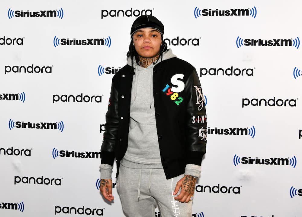 Rapper Young M.A in New York City.