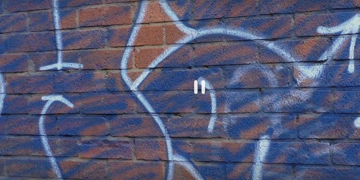 Another example of graffiti in Tonbridge