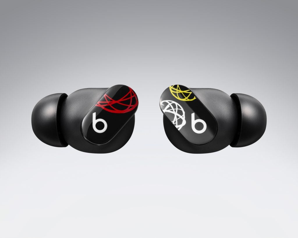 Special-edition Beats Studio Buds embossed with Futura's signature 