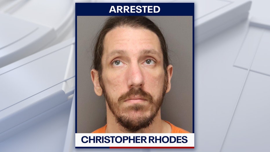 Christopher Rhodes mugshot courtesy of the Pinellas County Sheriff's Office
