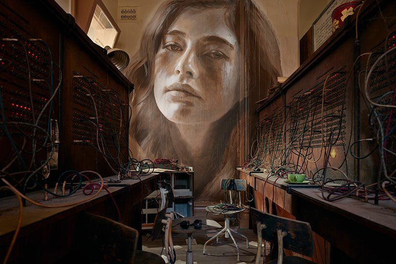 rone's mural portraits breathe new life inside historic perth gallery