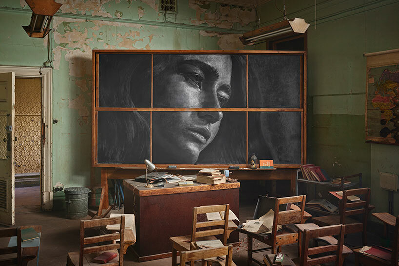 rone's mural portraits breathe new life inside historic perth gallery