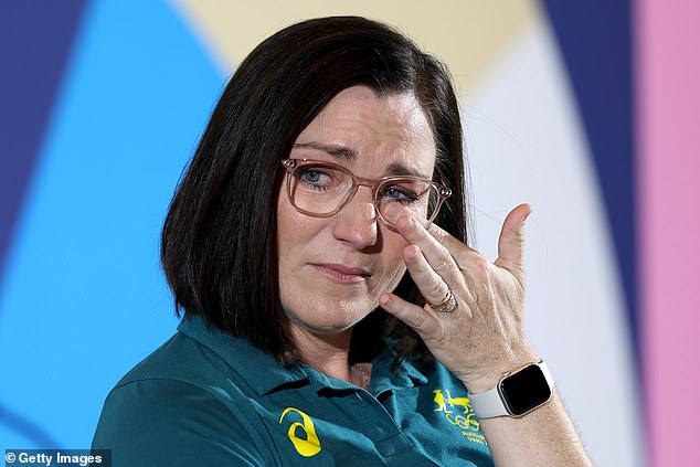 Australian Chef de mission Anna Meares thought that Raygun was being bullied and cried over her treatment after her routine at the Paris Olympics