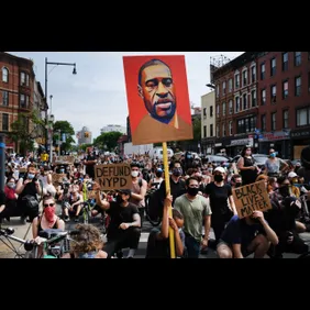 Protests Against Police Brutality Over Death Of George Floyd Continue In NYC