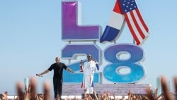 Dr. Dre & Snoop Dogg Warm Up For L.A. Olympics With Beachside Performance