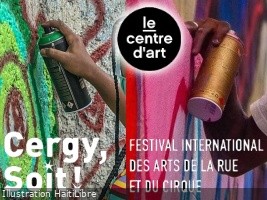 iciHaiti - Arts : Two Haitian graffiti artists at the international street arts festival «Cergy Soit !»