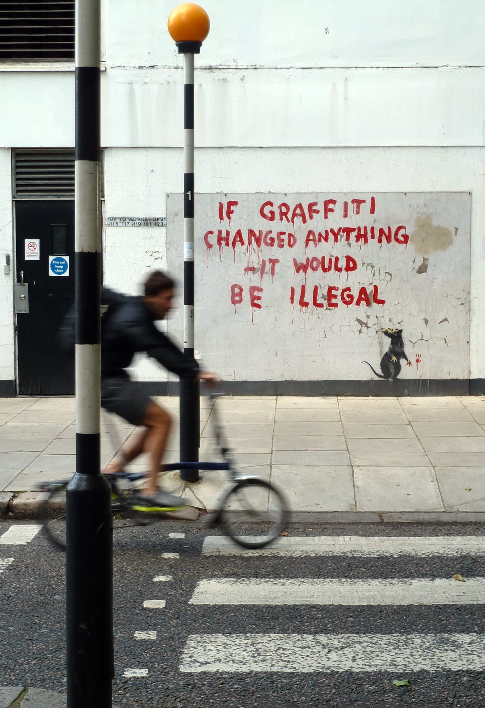 banksy graffiti artwork appears in london