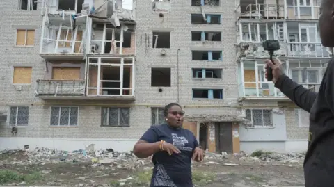 Russdiary (Telegram channel) A Ghanaian journalist, Ivy Setordjie, published a series of reports in which she refers to Russian-occupied towns in Ukraine as ‘conflict zones in Russia’