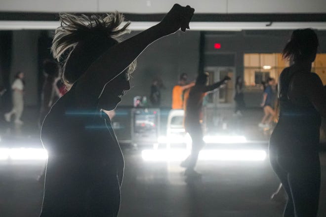 A student dances during the Hip Hop Groovers of Austin dance class at Ballet Austin’s Butler Center of Dance and Fitness on Monday, Sept. 9, 2024.