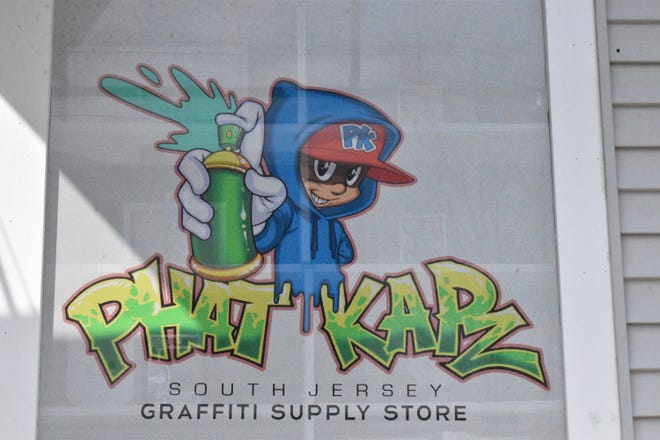 Street art: Phat Kapz sells graffiti supplies on the 800 block of North 4th Street.