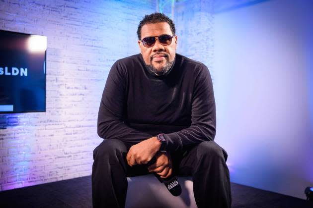 Fatman Scoop at a BUILD series event in London. Credit: Matt Crossick/PA Images via Getty Images