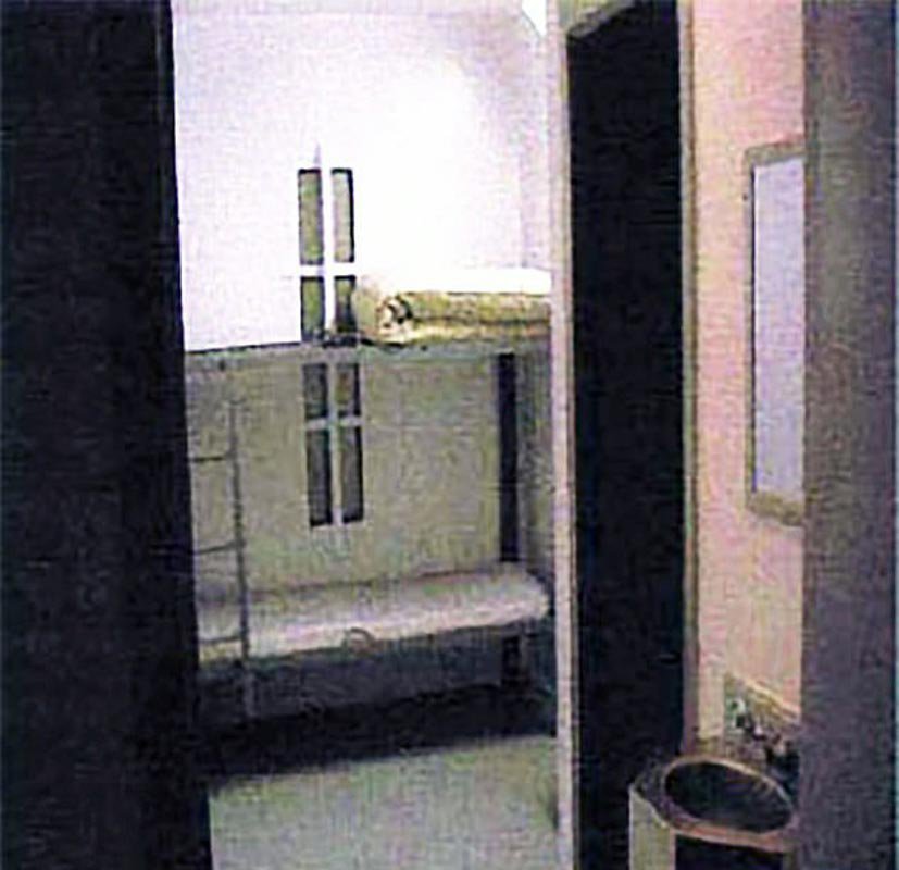 The Metropolitan Detention Center in Brooklyn features 10ft by 12ft cells containing little more than a bunk bed