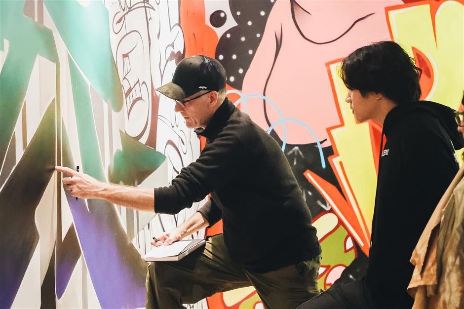 Artists in the city for Museum of Graffiti's first exhibition in China