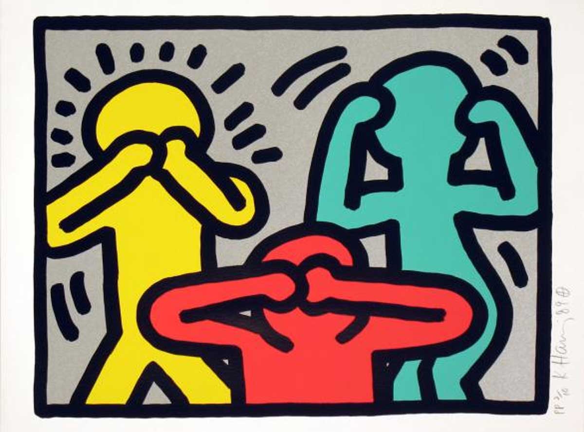 haring rebel painting