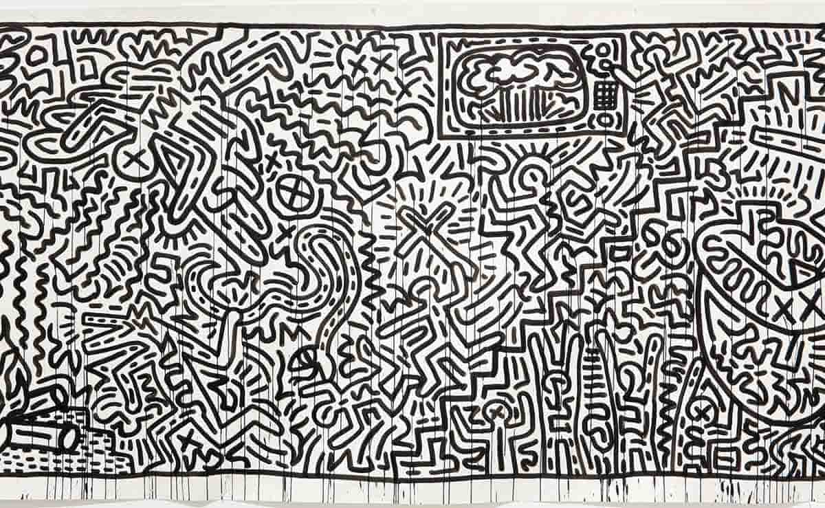 haring untitled painting