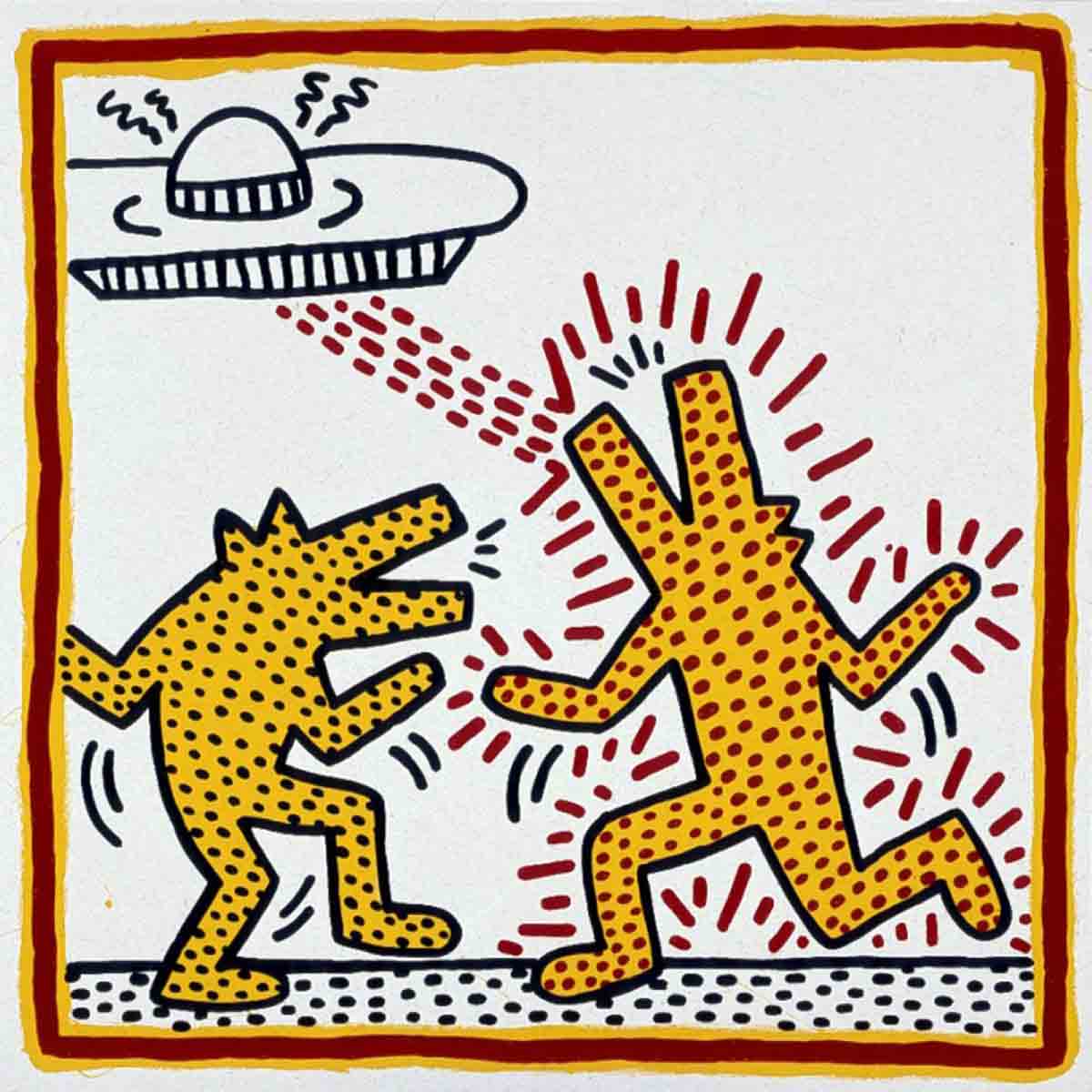 haring untitled wolves