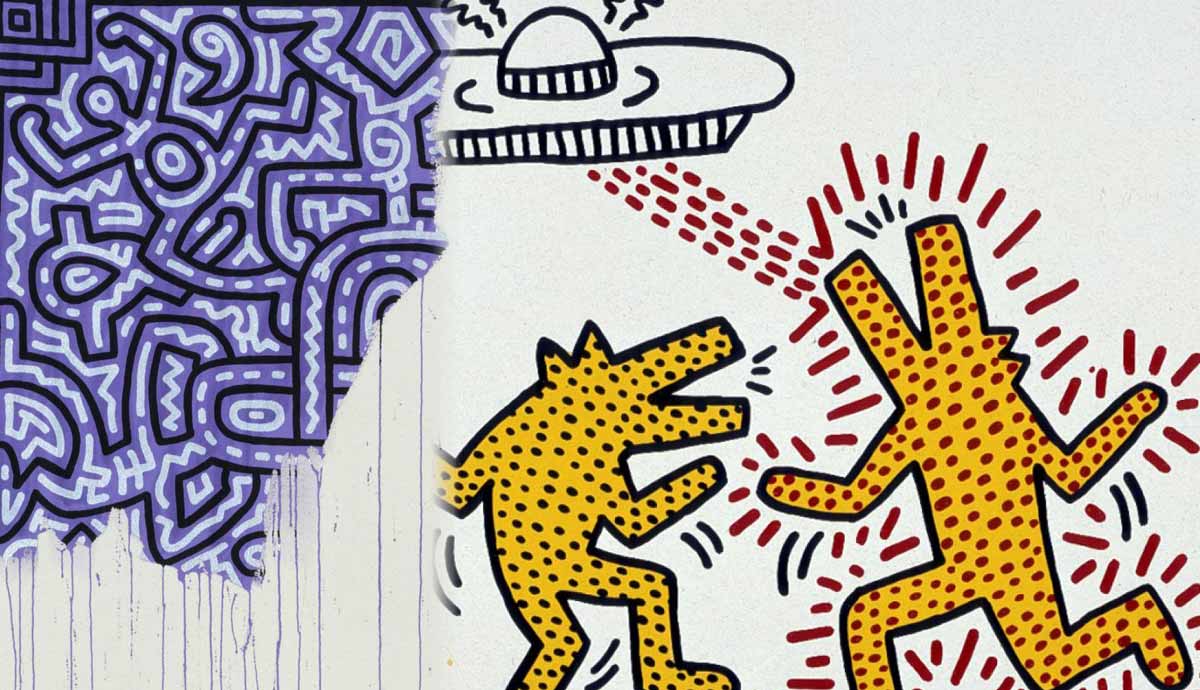 how ai completed keith haring work