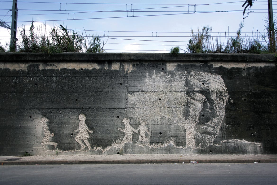 La street art di Alexandre Farto aka VHILS | Collater.al