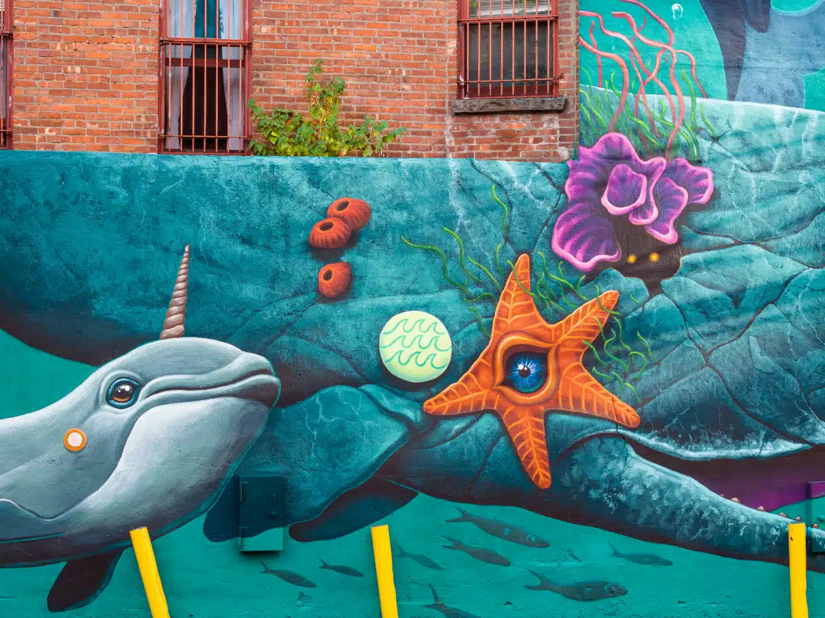 Ocean Ecosystem Restoration Mural by Dulk in New York