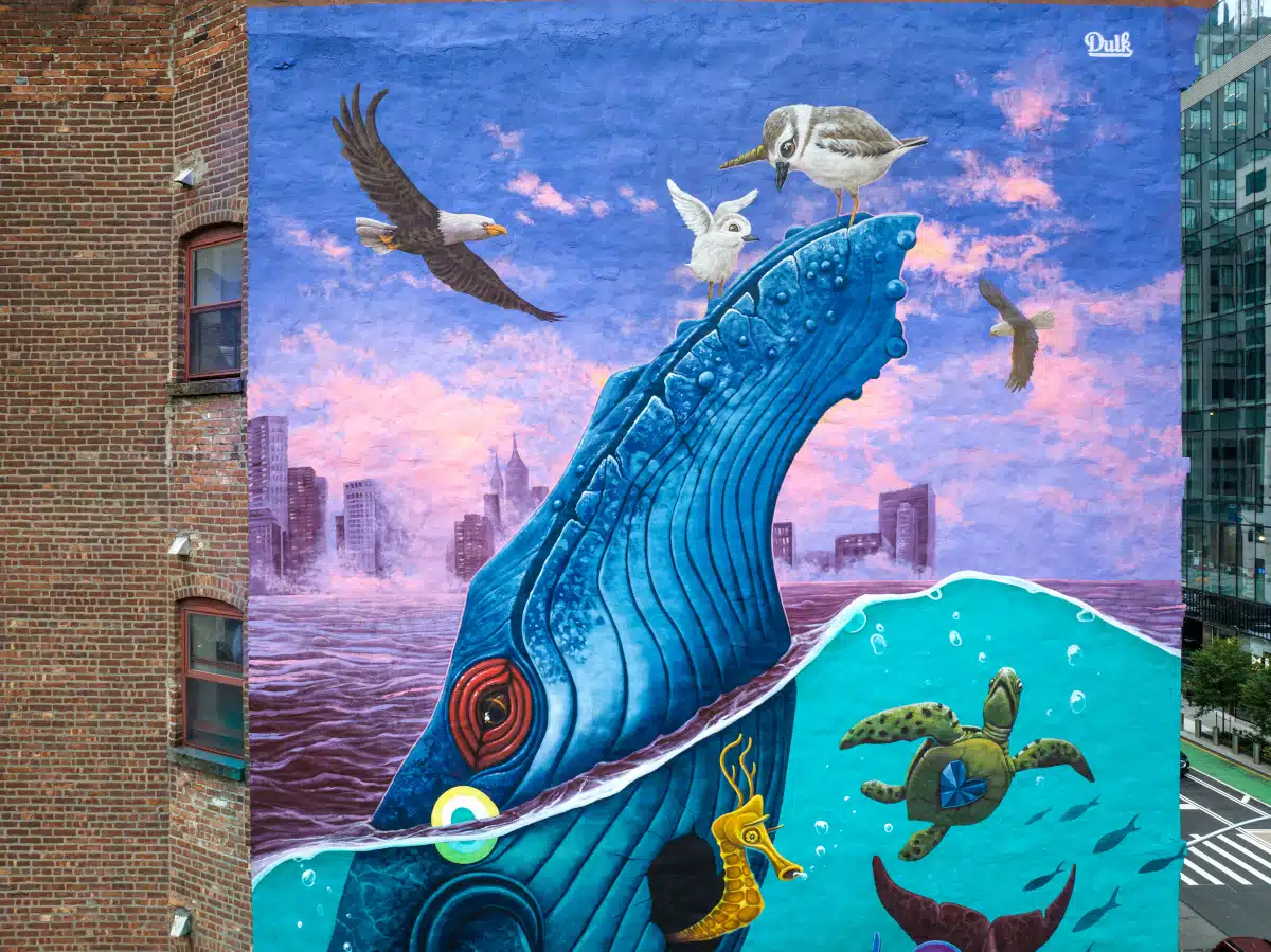 Ocean Ecosystem Restoration Mural by Dulk in New York