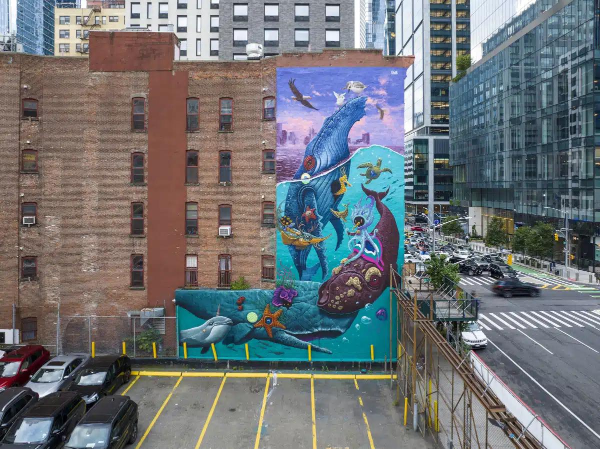 Ocean Ecosystem Restoration Mural by Dulk in New York