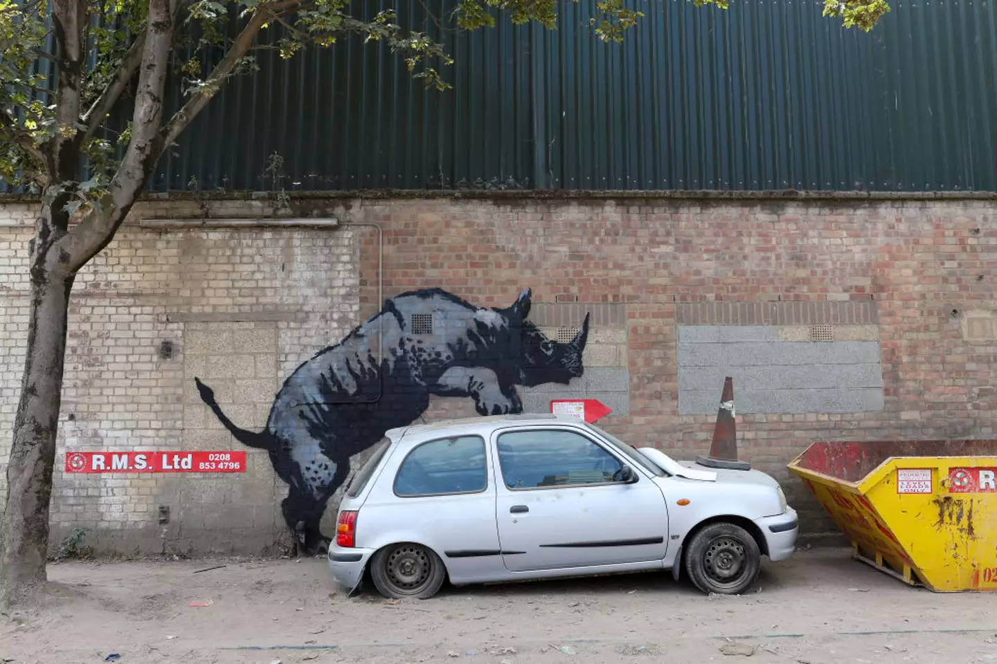 A number of Banksy's works have started to appear across the British capital (Simone Joyner/Getty Images)