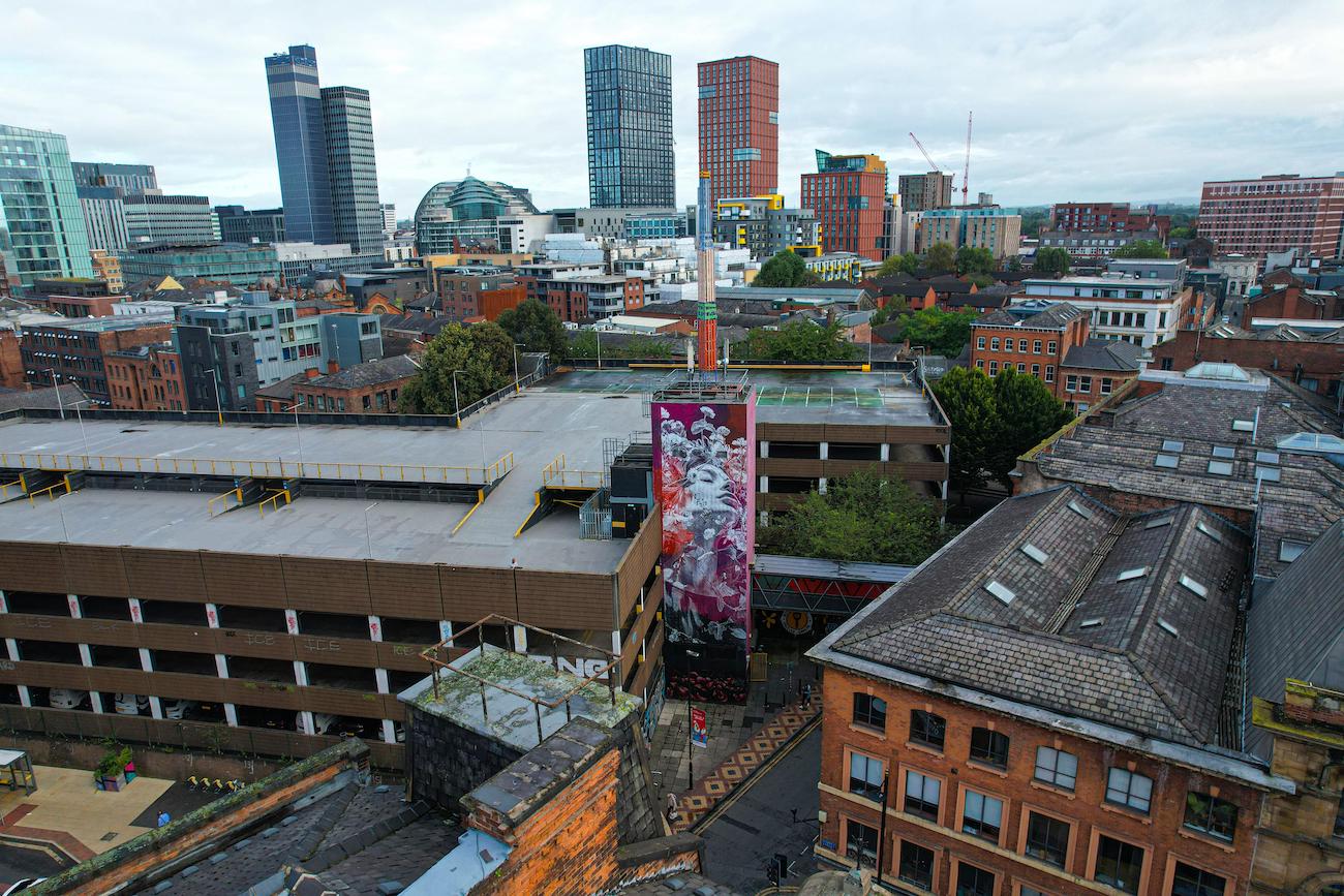 Still Life mural by SNIK