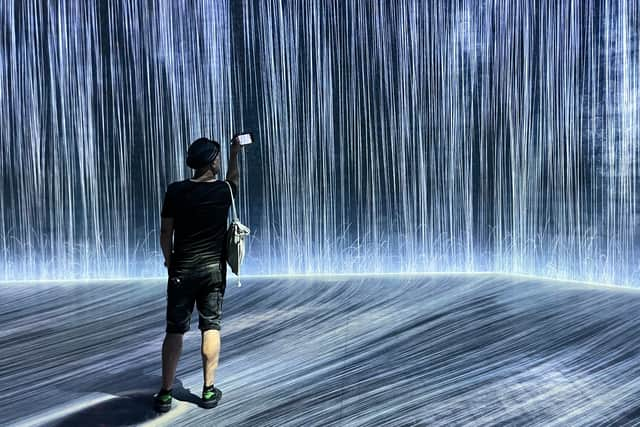 The Teamlab immersive and interactive installation at the Superblue centre, Miami.