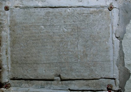 Newly discovered graffiti in the Salt tower in the Tower of London