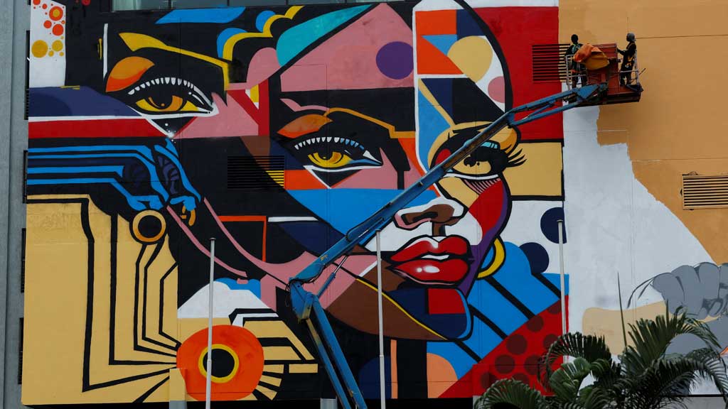 Abidjan transforms into vibrant graffiti gallery