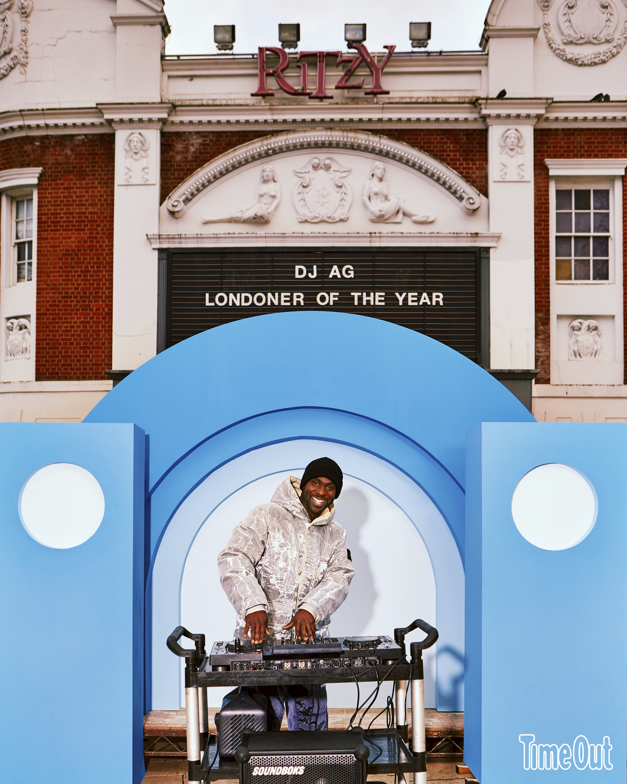 DJ AG in front of Ritzy