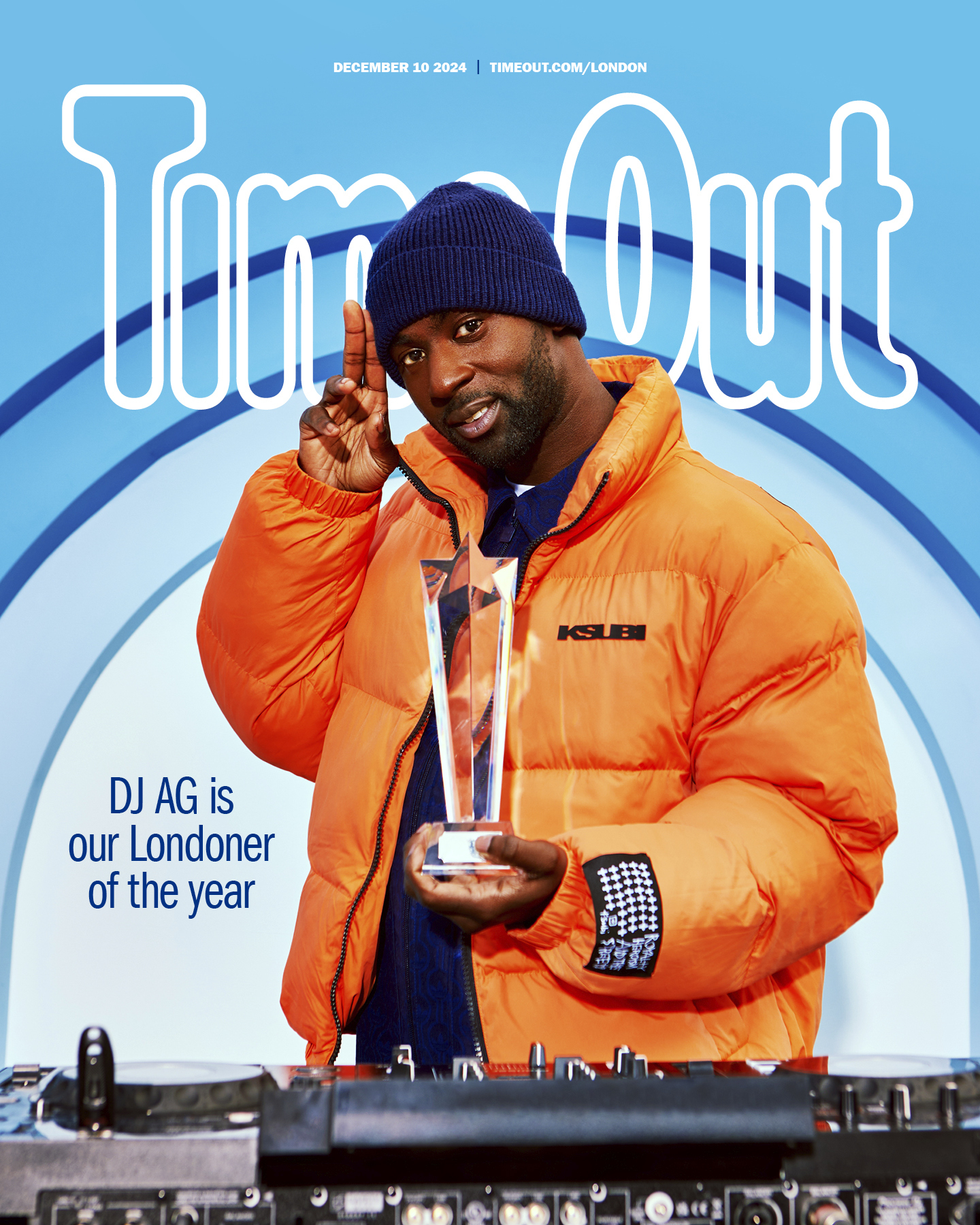 DJ AG magazine cover