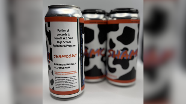 Twisted Gingers Brewing Company's ShamCow IPA beer