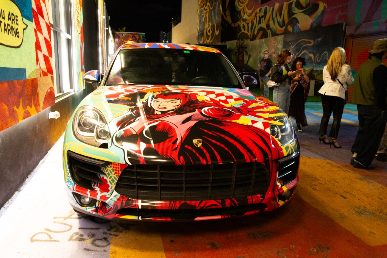 Tristan Eaton Women of Marvel at Miami Art Week