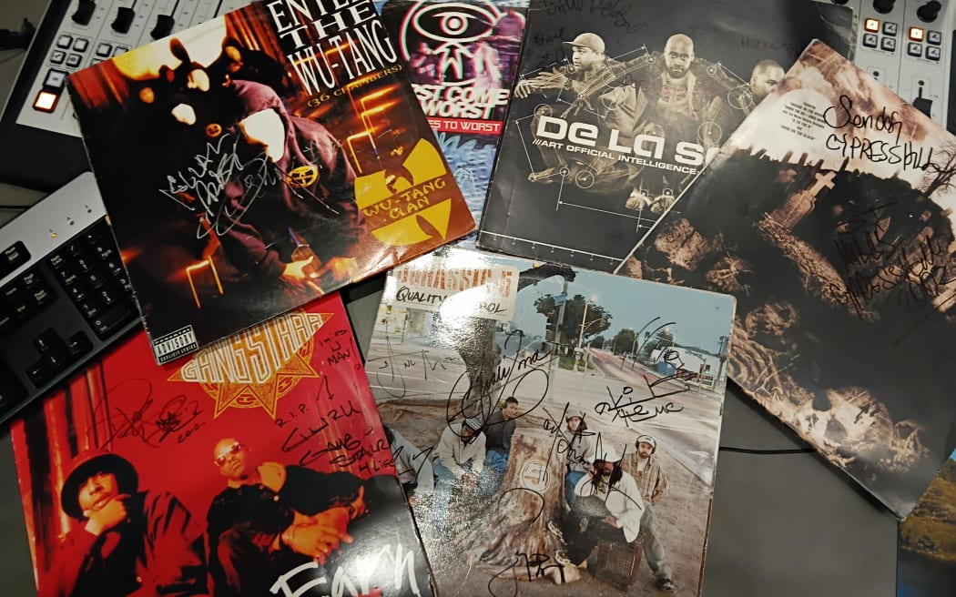 Sticky Fingerz signed Vinyl Collection