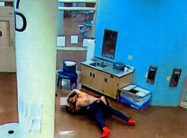 Duane 'Keefe D' Davis brawl in Clark County Jail (LVMPD-KLAS) - screenshot