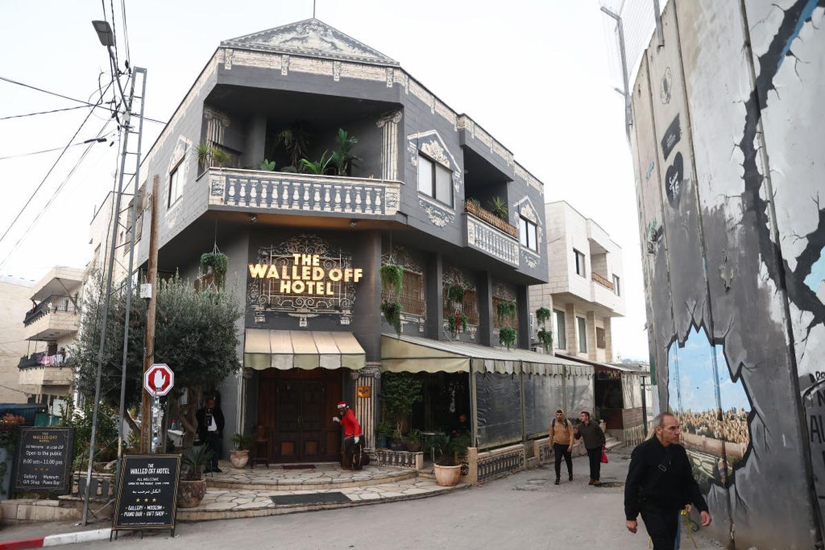 The Walled Off Hotel in Bethlehem, 2022.